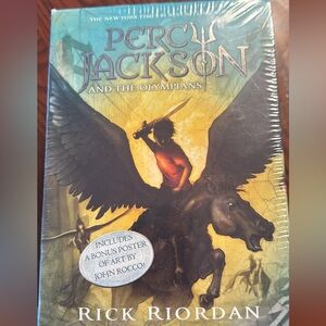 Disney Percy Jackson and the Olympians Book with Black and Gold Cover